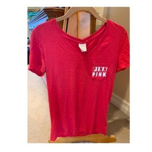 •PINK• Red t-shirt